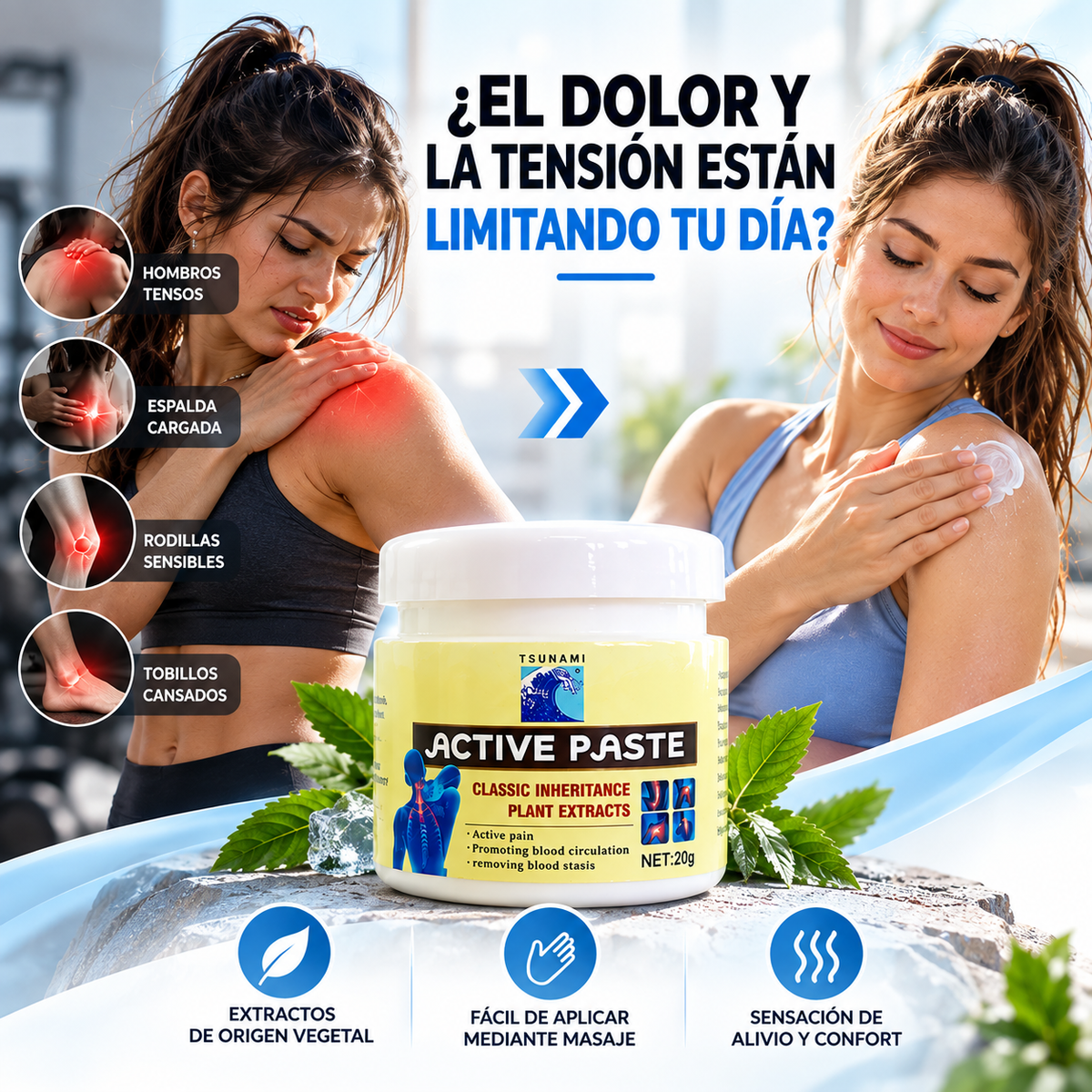 Crema Pomada Tsunami Alivio Dolor - Oferta especial 2x1