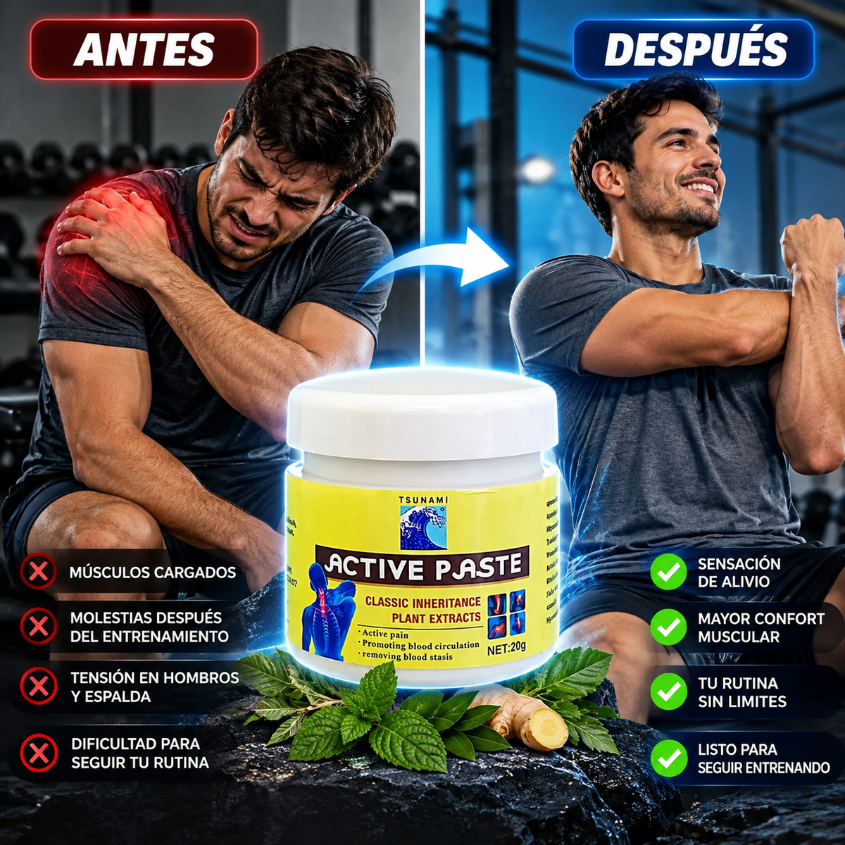 Crema Pomada Tsunami Alivio Dolor - Oferta especial 2x1